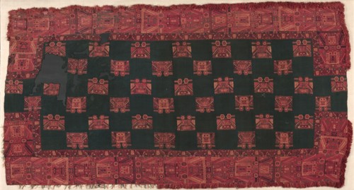 Mantle, c. 300 BC-AD 200. Peru, South Coast, Paracas, Cavernas Style, 3rd-2nd Century BC. Plain