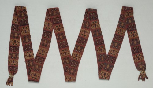 Turban Band (Llauto), c. 300-100 B.C.. Peru, South Coast, Paracas, Late Period, 3rd-1st Century BC.