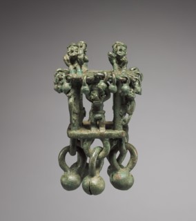 Finial of a Staff, Chimú style (900-1470). Peru, North Coast, Chimú style (900-1470). Cast copper