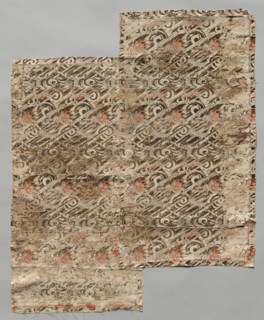 Brocaded Silk, 1700s. Japan, 18th century. Silk; average: 53.7 x 56.2 cm (21 1/8 x 22 1/8 in.)