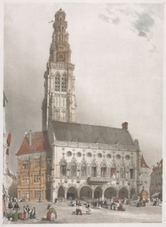Picturesque Architecture in Paris, Ghent, Antwerp, Rouen, 1839. Thomas Shotter Boys (British,