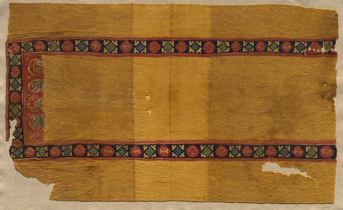 Fragment of a Tunic, 400s - 600s. Egypt, Byzantine period, 5th-7th century. Tabby weave with