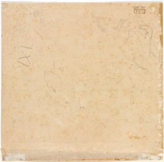 Sketch of a Hand (verso), 1700s. Pierre Lenfant (French, 1704-1787). Black chalk; sheet: 20.1 x 20
