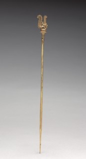 Lime Dipper, c. 1-800. Colombia, Calima region, Yotoco style, 1st-9th Century. Gold