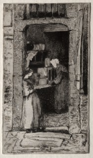 The Mustard Merchant. James McNeill Whistler (American, 1834-1903). Etching