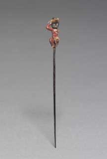 Pin with Yarn Figure, c. 300 BC-AD 200. Peru, South Coast, Nasca style?, Nasca style?, 100 BC-AD