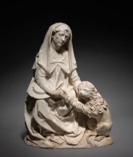 Saint Jerome and the Lion (From the former Church of St. Peter in Erfurt), c. 1495. Tilman