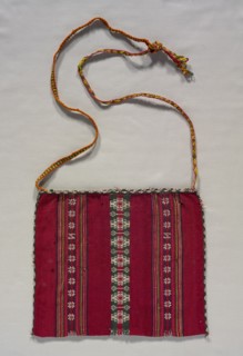 Pouch (Bolsa), c. 1900. Bolivia, Choclla, early 20th century. Wool; overall: 26.7 x 31.2 cm (10 1/2