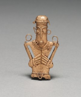 Tunjos (Votive Offering Figurine), c. 900-1550. Colombia, Muisca style, 10th-16th century. Cast