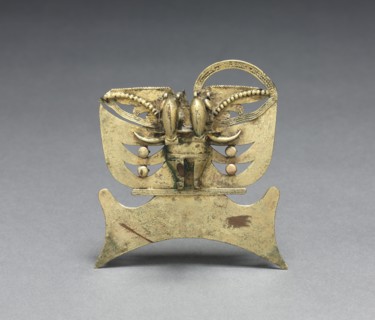 Human Effigy Pendant, 900-1550. Colombia, Tairona. Gold; overall: 10 x 10 cm (3 15/16 x 3 15/16 in