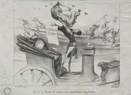Published in le Charivari (28 February 1850): Actualities (No. 81): The Arrival in Alsace of the