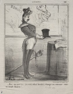Published in le Charivari (1 December 1855): Actualities (No. 249): They say that I will soon be