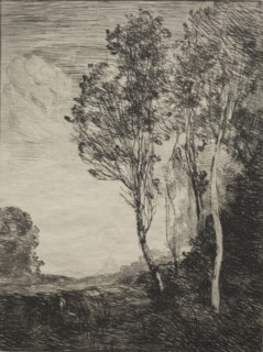 Souvenir of Italy, 1866. Jean Baptiste Camille Corot (French, 1796-1875), Cadart and Chevalier.