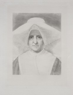 Sister Rosalie, Front View. Claude-Ferdinand Gaillard (French, 1834-1887). Engraving