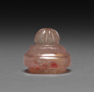 Miniature Jar (cover), 19th-early 20th century. China, Qing dynasty (1644-1911). Jade; overall: 6.1
