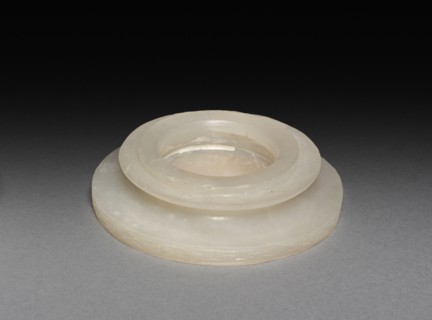 Three-Sectional Altar Group: Small Bowl with Carved Dragon (upper section of base), Qing Dynasty.