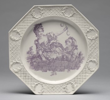 Blowing Soap Bubbles, c. 1760-1770. Staffordshire Factory (British). Salt-glaze earthenware;