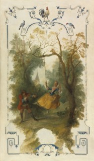 The Swing, c. 1723-1727. Nicolas Lancret (French, 1690-1743). Oil on canvas; framed: 157 x 96 x 5.5