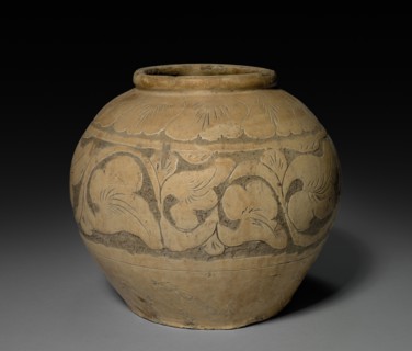 Jar: Cizhou ware, 907-1125. China, Manchuria, Liao dynasty (916-1125). Glazed stoneware; overall: