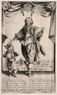 Claude Deruet and His Son, 1632. Jacques Callot (French, 1592-1635). Etching