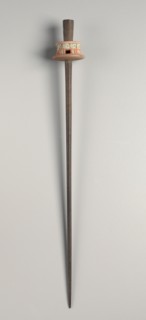 Spindle, c. 600-1000. Peru, South Coast, Wari Culture, Tiwanaku Style, 7th-10th Century. Wood with