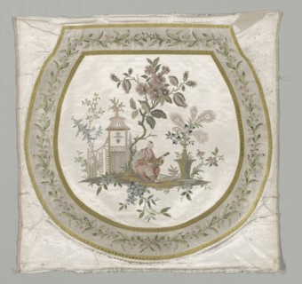 Upholstery for a Chair Seat, c. 1743-1774. Philippe de Lasalle (French, 1723-1805). Lampas weave,