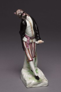 Figure of Pantalone, c. 1755. Mennecy- Villeroy Factory (French). Soft-paste porcelain with enamel