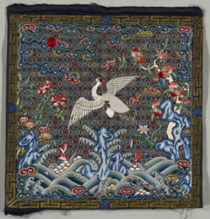 Insignia Square, 1736 - 1795. China, Qing Dynasty (1644-1912), Qianlong reign (1735-1795).