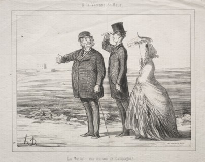 published in Le Boulevard (no du 11 mai 1862): At Varenne-Saint-Maur: Behold! Here it is, my house
