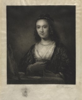 Portrait of a Woman. Carl Köpping (German, 1848-1914). Etching