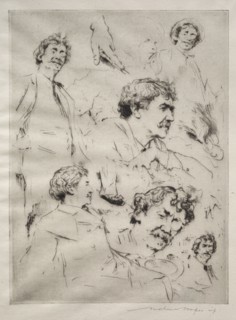 James MacNeill Whistler. Mortimer Menpes (British, 1860-1938). Drypoint