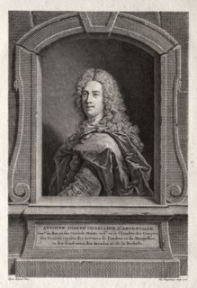 Portrait of Antoine Joseph de Sallier d'Argenville, 1775. Vincenzo Vangelisti (Italian, c.