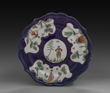 Faience Plate, c. 1760. Felice Clerici (Italian). Faience; diameter: 23.8 cm (9 3/8 in.).