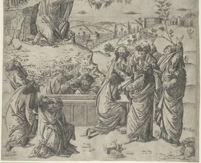 The Assumption of the Virgin, c. 1495. Francesco Rosselli (Italian, 1448-before 1513). Engraving
