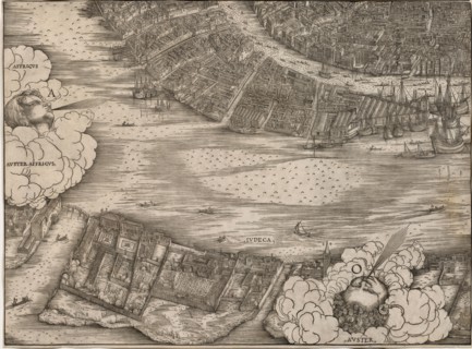 View of Venice, 1500. Jacopo de' Barbari (Italian, 1440/50-before 1515). Woodcut