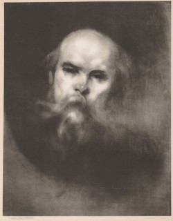 Paul Verlaine, 1896. Eugène Carrière (French, 1849-1906), Lemercier. Lithograph; sheet: 67.6 x 50.2