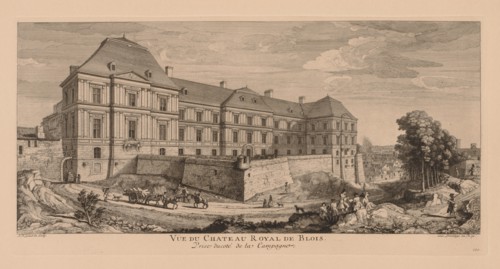 Vue du Château royal de Blois, prise du côté de la campagne. Jacques Rigaud (French, 1681-1754).
