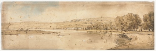 A Selection of Twenty of the Most Picturesque Views in Paris:  View of Bell Vue and Pont de Sêve