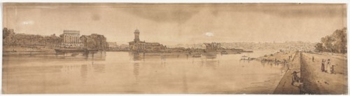 A Selection of Twenty of the Most Picturesque Views in Paris:  View of the Village of Chaillot,