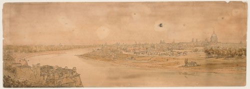 A Selection of Twenty of the Most Picturesque Views in Paris:  A General View of Paris, taken from
