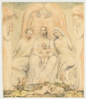 The Holy Family (also known as Christ in the Lap of Truth), c. 1805. William Blake (British,