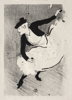 Le Café-concert:  Edmée Lescot, 1893. Henri de Toulouse-Lautrec (French, 1864-1901). Lithograph