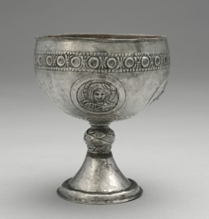 Chalice from the Beth Misona Treasure, c. 500-700. Early Byzantium, Constantinople or Syria,