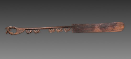 Carved Board, 1400s-1500s. Peru, South Coast, Ica Valley, 15th-16th century. Wood; overall: 19.8 cm