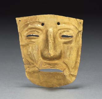 Mask Ornament, c. 700-1550. Southern Costa Rica, (Rio Grande de Térraba, Diquís Region), Diquís