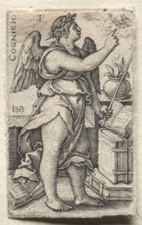 The Knowledge of God and the Seven Cardinal Virtues. Hans Sebald Beham (German, 1500-1550).