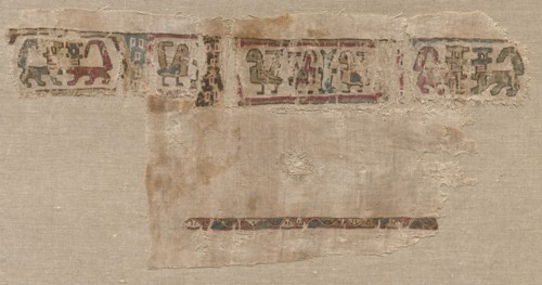 Fragment of a Tiraz-Style Textile, 1081 - 1094. Egypt, Fatimid period, latter part of Caliphate of