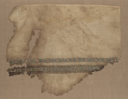 Fragment of a Tiraz, 1050 - 1058. Egypt, Fatimid period, Caliphate of al-Mustansir, c. AH 442-450