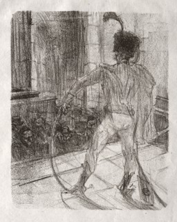 Au pied du Sinaï:  Schlomé Fuss à la Synagogue, 1898. Henri de Toulouse-Lautrec (French, 1864-1901)