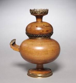 Double Cup (Mazer), c. 1530. Germany, 16th century. Maple wood with gilt-silver mounts; part 2: 17
